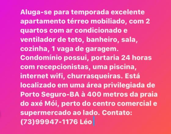 Apartamento 2 Quartos Porto Seguro Eksteriør billede